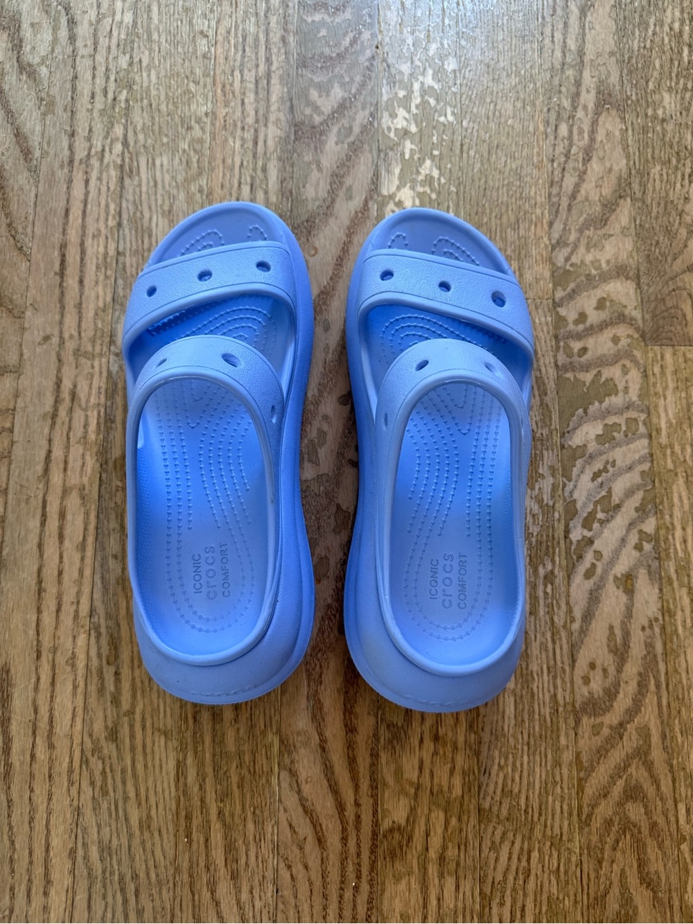 CROCS Slide Sandals in Light Blue